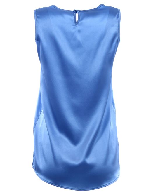 Canotta girocollo in seta SNOBBY SHEEP | 38310DENIM
